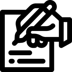 folder line icon. Clean and minimalist vector icon for websites, mobile apps, presentations, and logos. Fully scalable and customizable for any project.