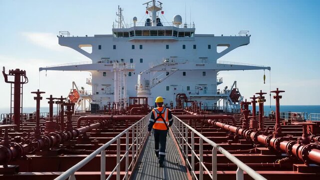 Personnel conducting thorough safety and structural checks onboard