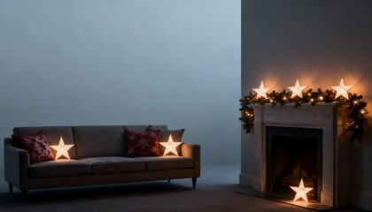 fireplace with burning logs