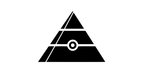 Pyramid Milestone Progress Timeline Icon Vector