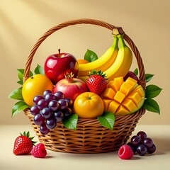 fruits and fruit basket