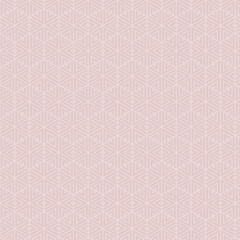 Geometric Triangle Pattern in Soft Pink