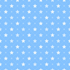 Blue Star Pattern Background