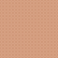 Seamless Geometric Circle Pattern in Earthy Tones