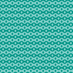 Abstract Teal Wave Pattern Background