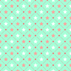 Pastel Star Pattern Background