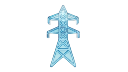 Modern electricity pylon design providing energy infrastructure solutions