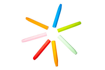 Colorful Chalk Sticks: Exploring the Color Spectrum in Art Projects and Understanding Color Theory...