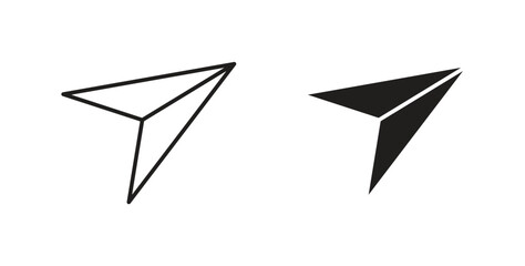 Navigate icon vector design. icon doodle hand drawn.