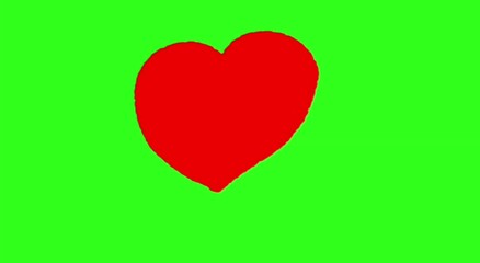 A cute dancing love animation with transparent and green-screen chroma layers, perfect as a 4K affectionate motion-graphic video element.