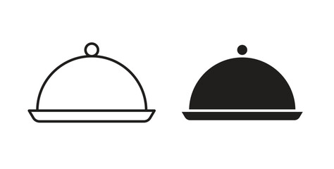 Platter icon vector design. icon doodle hand drawn.