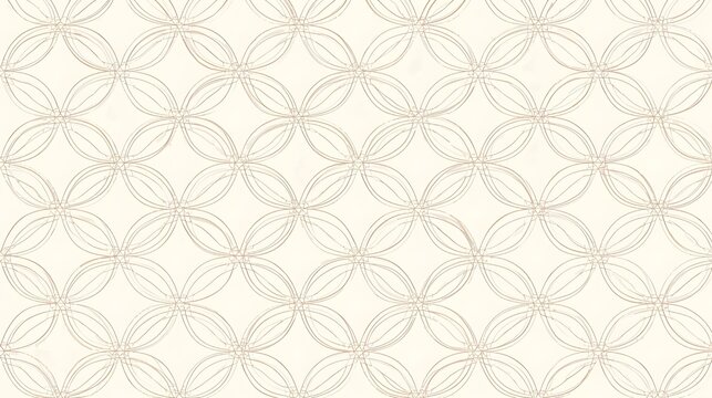 Generative AI- vector seamless pattern with flowers