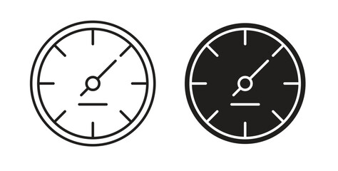 Speedometer icon vector design. icon doodle hand drawn.