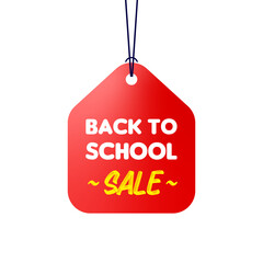 Back to School Sale Red Tag