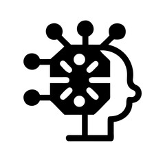 MACHINE LEARNING AI DATA MODEL ALGORITHM ANALYTICS ICON SET