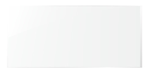 Wide transparent glass panel PNG with soft glossy highlight, subtle curved reflection and realistic clean edges. Ideal for UI frames, dashboard layouts, device mockups and modern tech overlays.