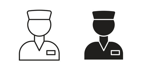 Valet icon vector design. icon doodle hand drawn.