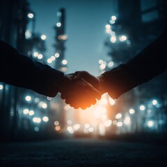 people shaking hands