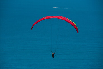 Paragliding and hang-gliding free flight offers freedom and adrenaline. A unique experience of...