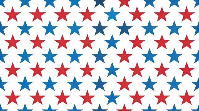 Red and blue stars pattern background image photo - Powered by Adobe
