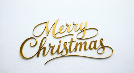 Vintage gold lettering design vector illustration of a Merry Christmas and Happy Birthday greeting card typography text poster