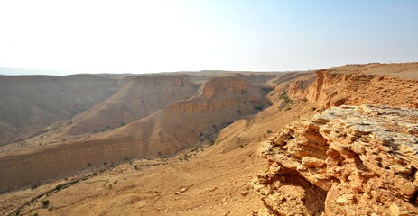 Rock formations in the White Desert, saudi