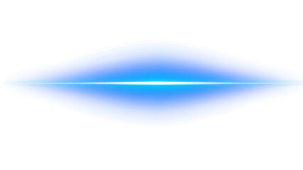 PNG transparent blue cyan neon glowing with horizontal light line rays beam flare glow shine streak futuristic shimmer radiant energy effect luminous background
