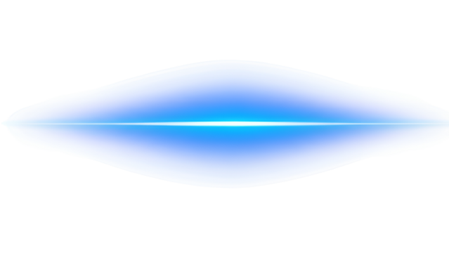 PNG transparent blue cyan neon glowing with horizontal light line rays beam flare glow shine streak futuristic shimmer radiant energy effect luminous background