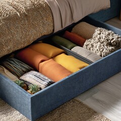 sofa and pillows storage of cover