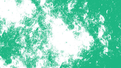 High-Contrast Green Grunge Paint Splatter Texture: Abstract Distressed Background with White Blotches for Street Art & Edgy Branding, A Gritty Background for Posters and Flyers.