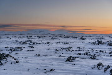 Icelandic landscapes, Where fire meets ice