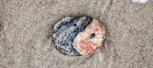Nat&uuml;rlicher Stein mit Yin&Yang