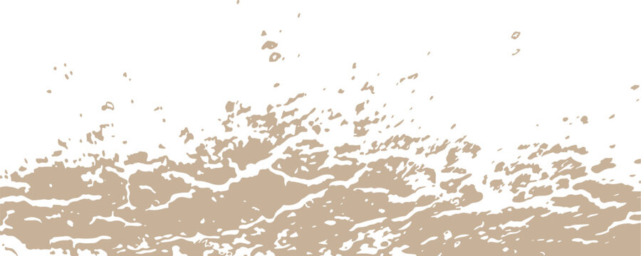 Vector Brush Stroke. Abstract Fluid Splash. Sale Banner Brushstroke. Gradient Paintbrush. Gold Orange Isolated Splash on White Backdrop. Watercolor Textured Background. eps10,