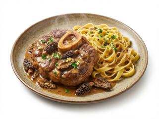 Osso buco de veau &agrave; la sauce morilles