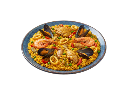 Délicieuse paella traditionnelle