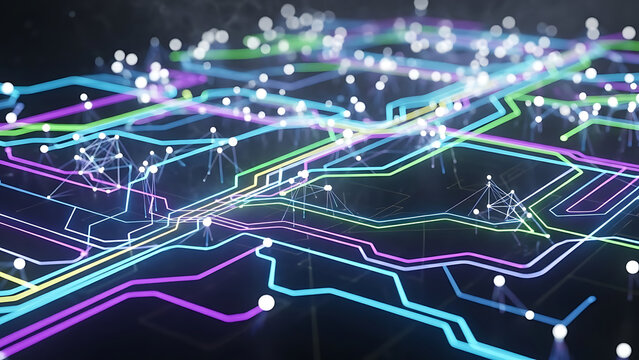 Machine learning brain network with neon