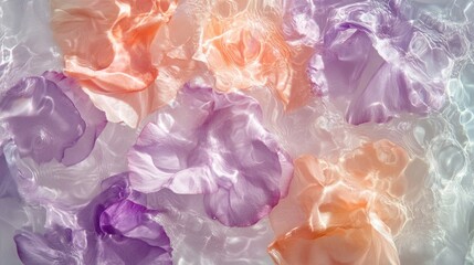 Swirling pastel shades of lilac