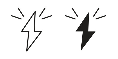 Conflict icon symbol. Classic flat and linr style