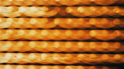 Warm abstract background of many lights 