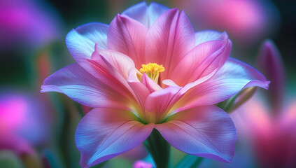 Fototapeta premium pink lotus flower in bloom