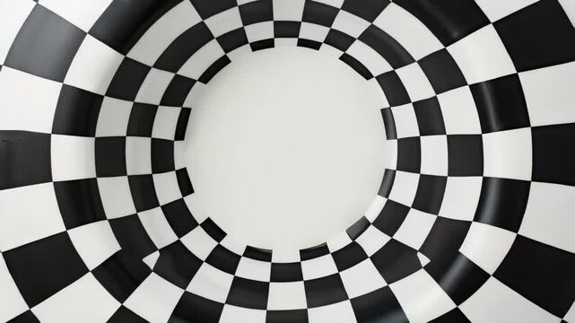 Video A classic checkered plate, perfect for rustic or vintage-themed events