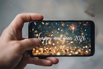 Happy new year phone