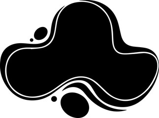 Modern abstract fluid shape with wavy lines for creative design projects and vibrant promotions, adding a playful touch to your visual storytelling