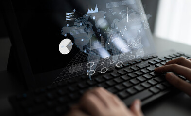 Global business data analysis and market research report. Using analytics and statistics for...