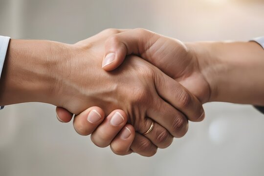 Business handshake deal
