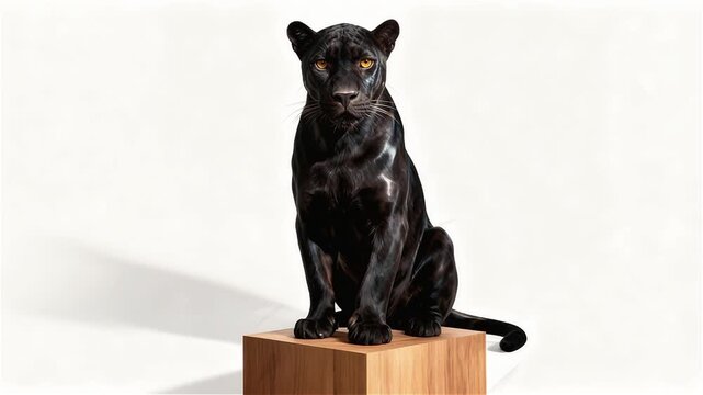 Retrato de una Pantera negra