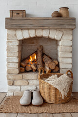 Cozy Cottage Interior, Warm Home Decor and Slow Living Lifestyle