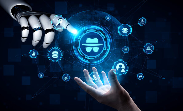 Artificial intelligence protects cybersecurity systems, detecting cyber attacks, blocking malware, and securing networks with smart defense technology. Entice - Powered by Adobe