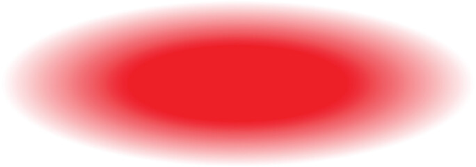 Red Circle with Soft Gradient Glow on White Background
