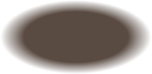 Brown Circle with Soft Gradient Glow on White Background